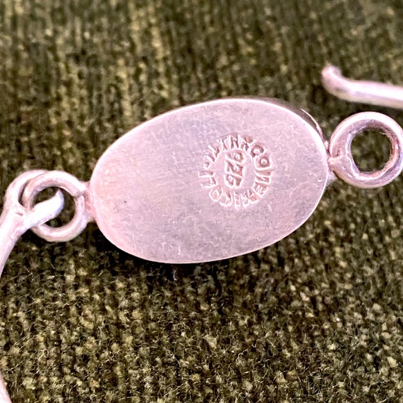 Vintage Silver & Turquoise Bracelet - Picture 6 of 11